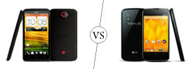 HTC One X+ vs Nexus 4