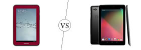 Samsung Galaxy Tab 2 7.0 vs Nexus 10
