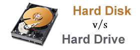 Hard Disk vs Hard Drive