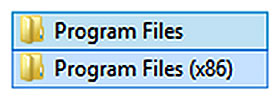 Program Files vs Program Files (x86)