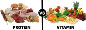 Protein vs Vitamin