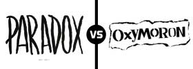 Paradox vs Oxymoron
