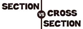 Section vs Cross Section
