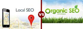 Local SEO vs Organic SEO