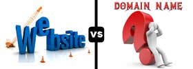 Domain Name vs Website