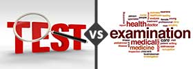 Test vs Examination