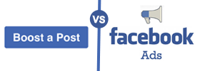 Boosted Posts vs Facebook Ads