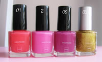 BYS Colour Change Nail Enamel in Bright Pink