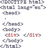 What is the difference between div tags versus span tags?