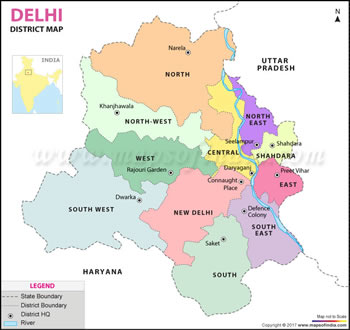 Districts of Delhi
