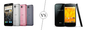 Alcatel One Touch Idol vs Nexus 4