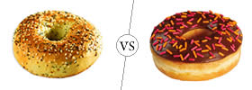 Bagel vs Donut