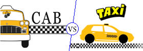 Cab vs Taxi
