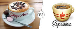 Cappuccino vs Espresso