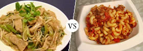 Chinese Chop suey vs American Chop suey