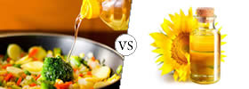 Cooking Oil vs Sunflower Oil