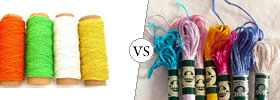 Craft Thread vs Embroidery Floss