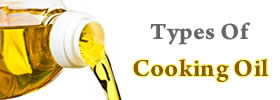 Different types of Cooking Oil