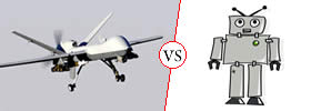 Drone vs Robot