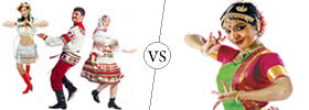 Folk vs Classical Dance