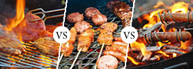 Grilling vs Barbecuing vs Roasting