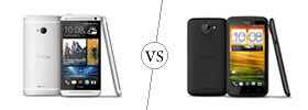 HTC One vs HTC One X