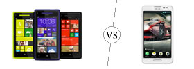 HTC Windows 8X vs LG Optimus F7