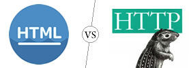 HTML vs HTTP