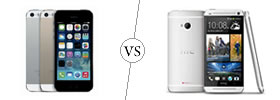 iPhone 5S vs HTC One