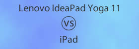 Lenovo IdeaPad Yoga 11 vs iPad