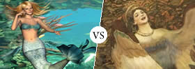 Mermaid vs Siren