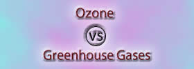 Ozone vs Greenhouse Gases