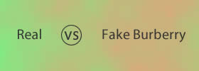 Real vs Fake Burberry