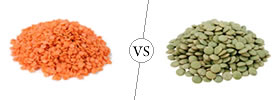 Red vs Green Lentils
