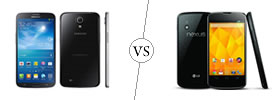 Samsung Galaxy Mega 6.3 vs Nexus 4
