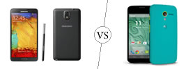Samsung Galaxy Note 3 vs Moto X