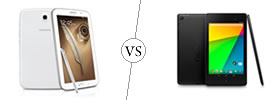 Samsung Galaxy Note 8.0 vs Nexus 7