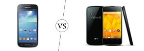 Samsung Galaxy S4 Mini vs Nexus 4 Samsung Galaxy S4 Mini vs Nexus 4