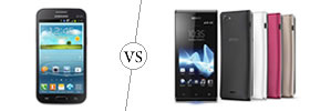 Samsung Galaxy Win vs Sony Xperia J