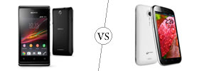 Sony Xperia E vs Micromax A 116
