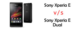 Sony Xperia E vs Sony Xperia E Dual