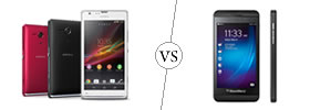 Sony Xperia SP vs Blackberry Z10