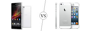 Sony Xperia Z vs iPhone 5
