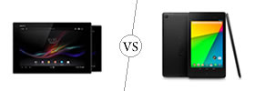 Sony Xperia Z Tab vs Google Nexus 7