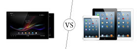Sony Xperia Z Tab vs iPad