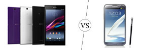Sony Xperia Z Ultra vs Samsung Galaxy Note 2