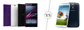 Sony Xperia Z Ultra vs Samsung Galaxy S4