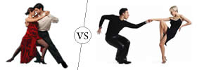 Tango vs Salsa Dance