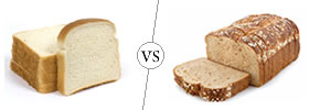 White Bread vs Wheat Bread