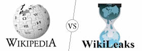 Wikipedia vs WikiLeaks